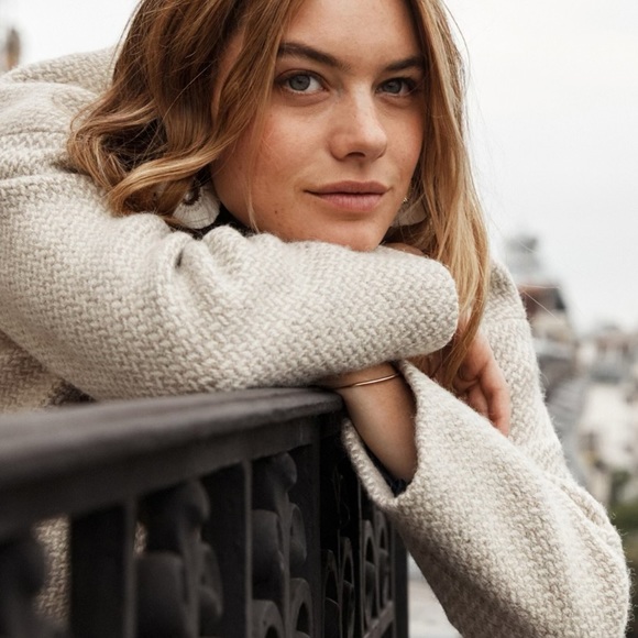 Sézane Off Shoulders Coat NWT - Picture 3 of 6